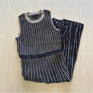 Banana Republic Metallic Striped Dress